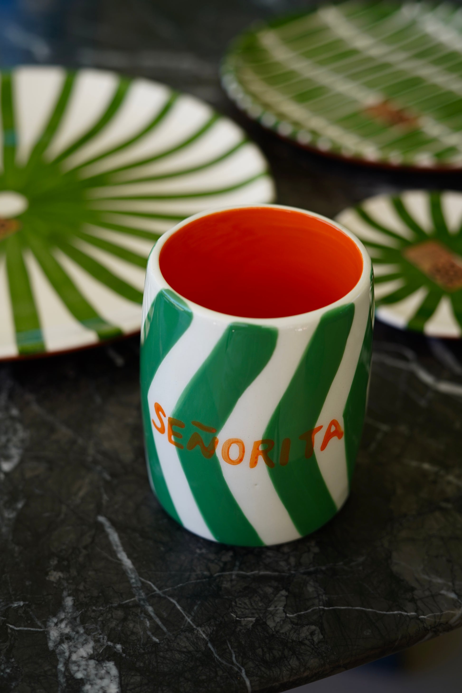 ~ Handmade ceramic matcha cup