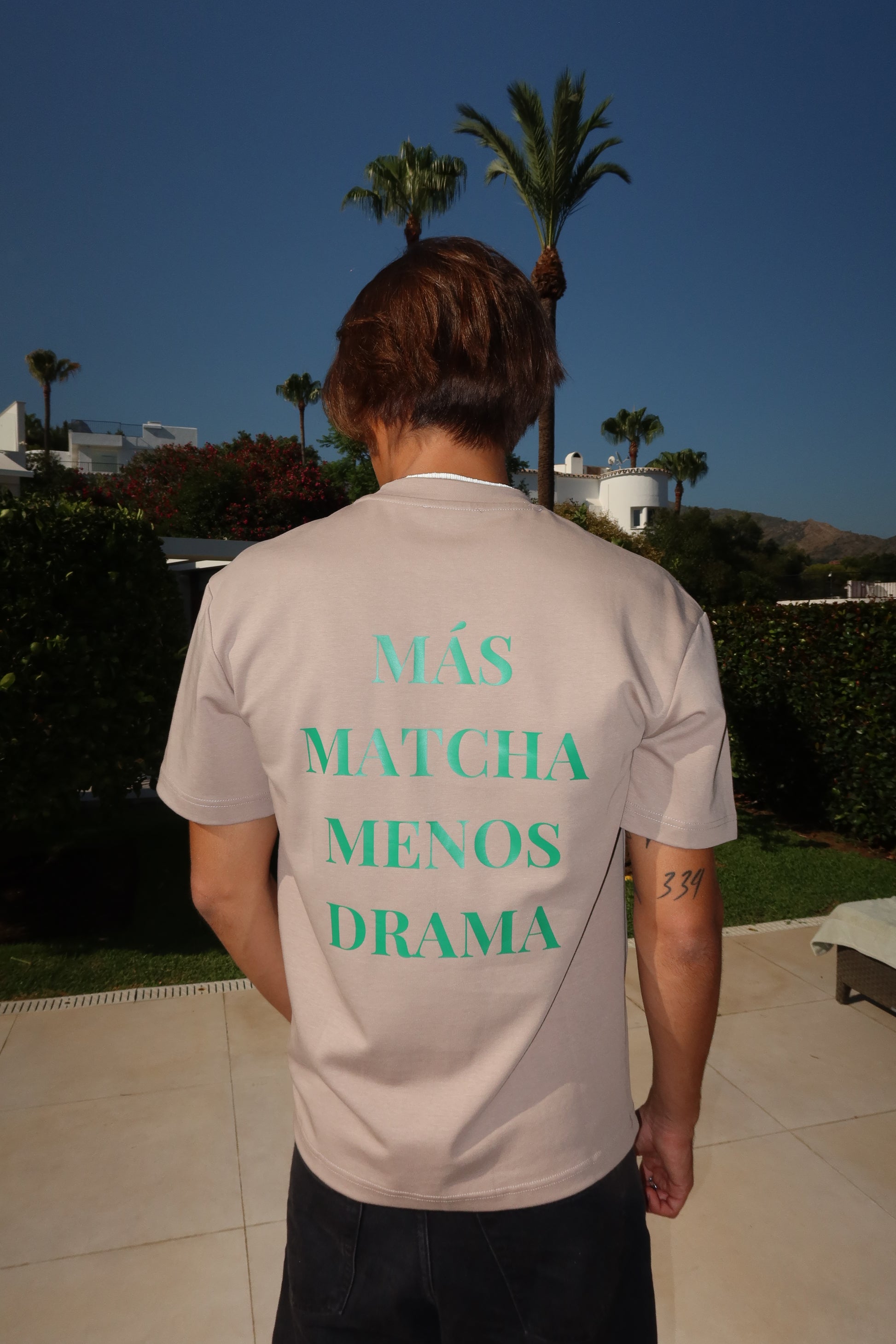 ~ Más Matcha, Menos Drama Tee (Men’s M)