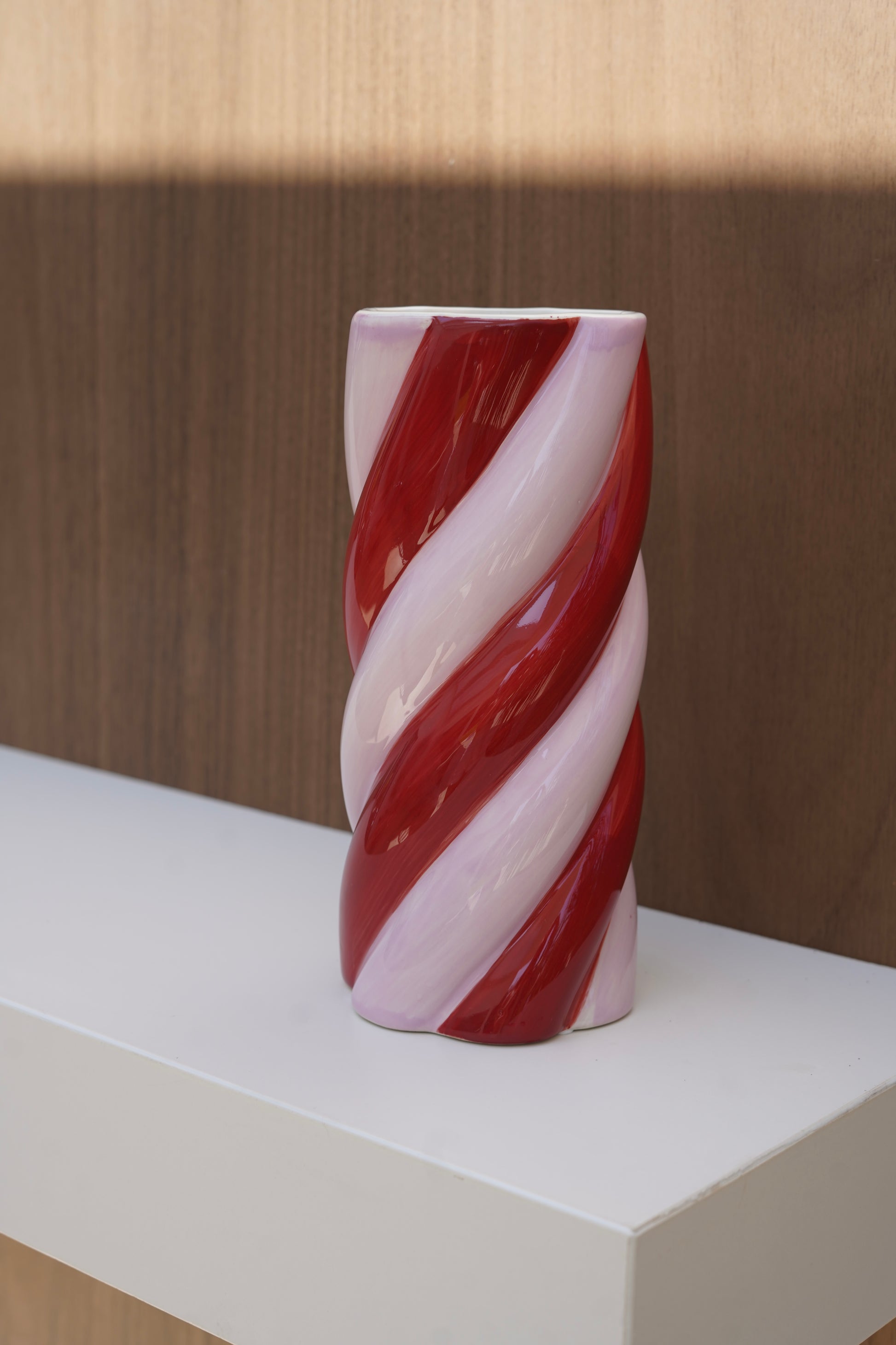 ~ Pink & red vase “Camila”